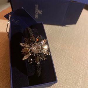 NEW - SWAROVSKI BY SHOUROUK BLACK CRYSTAL BRACELET 5019149 MSRP $125  TAGS & BOX